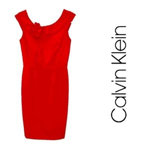 Calvin Klein Luscious Red Dress